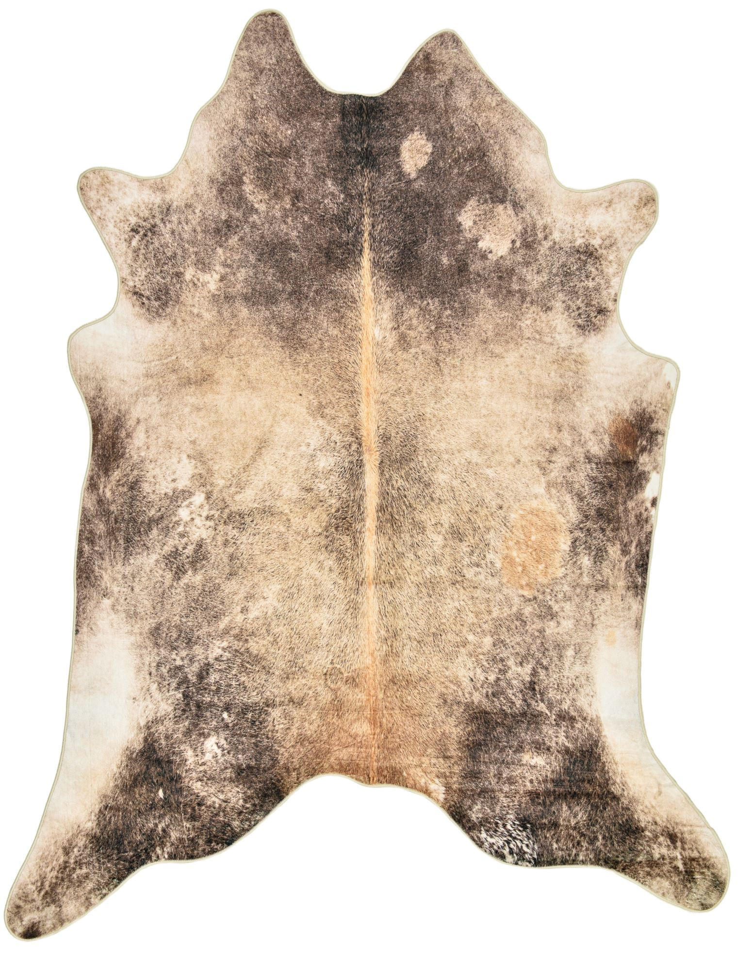 KUNSTFELL-TEPPICH Emilia 70x90 cm - Braun, Textil (70/90cm) - Gino Falcone