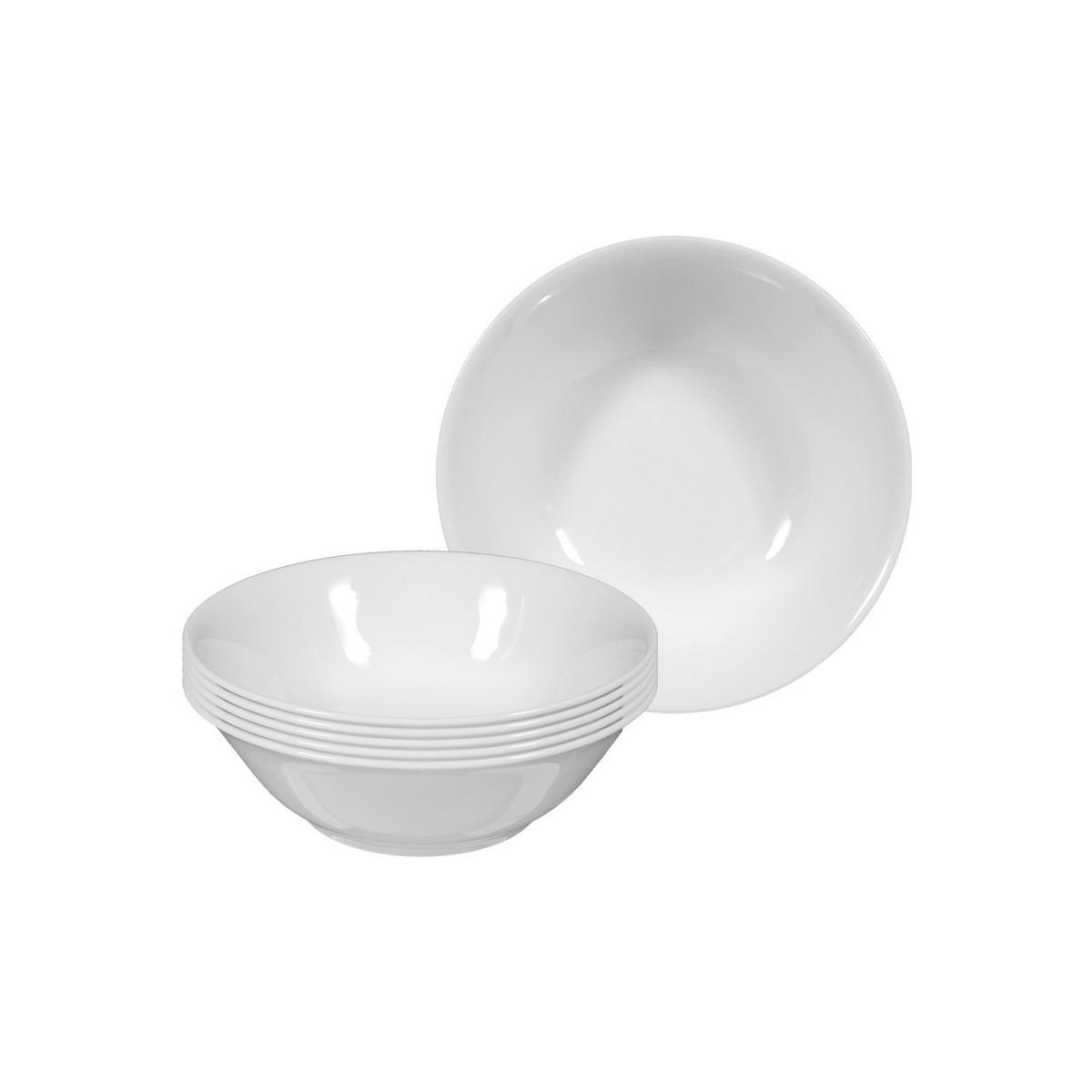 DESSERTSCHALEN Rondo/Liane weiß ø 15,4 cm 6er Set - Weiß, Keramik (15.4cm) - Seltmann Weiden