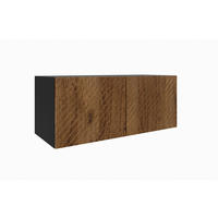 TV-SCHRANK KLER - Wildeiche/Schwarz, Holzwerkstoff (100/41/40cm) - Meblini