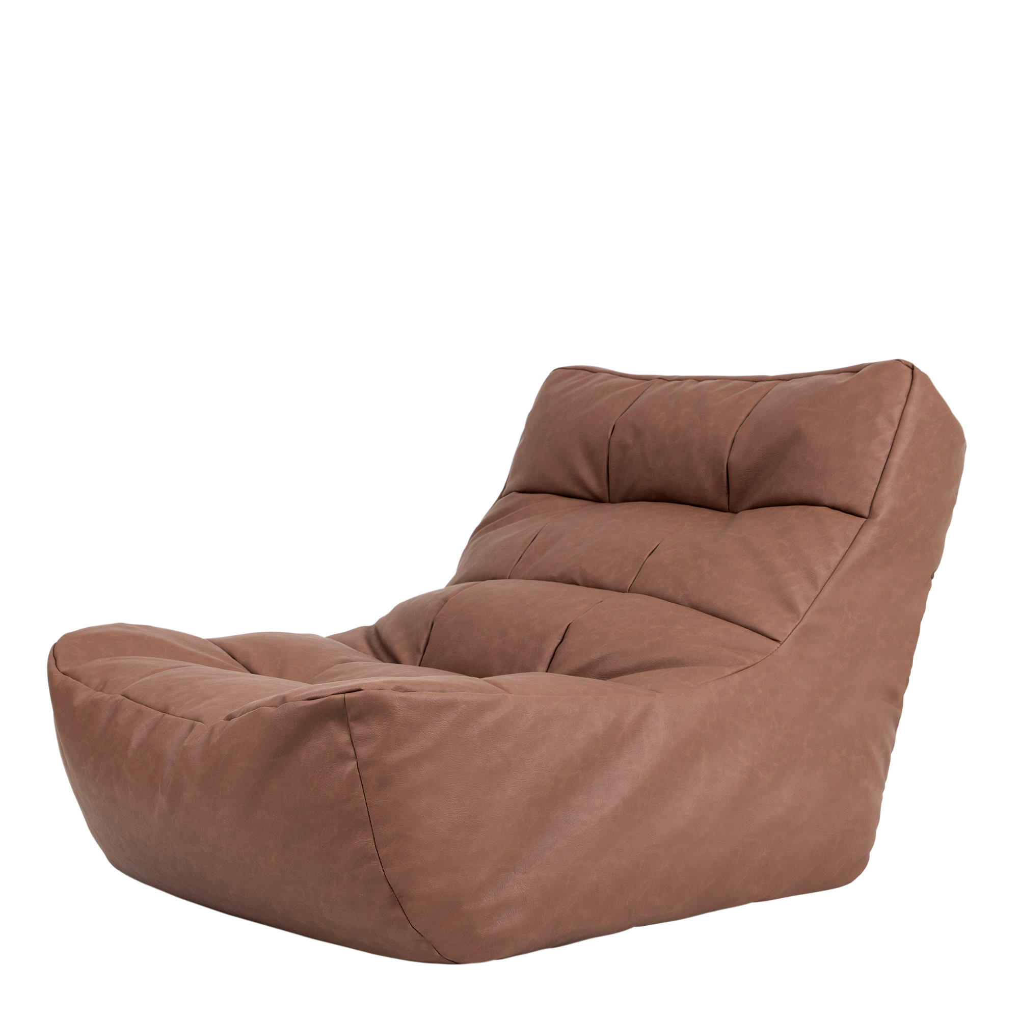SITZSACK-LIEGE Lorenzo - Braun, Kunststoff (98/98cm) - icon