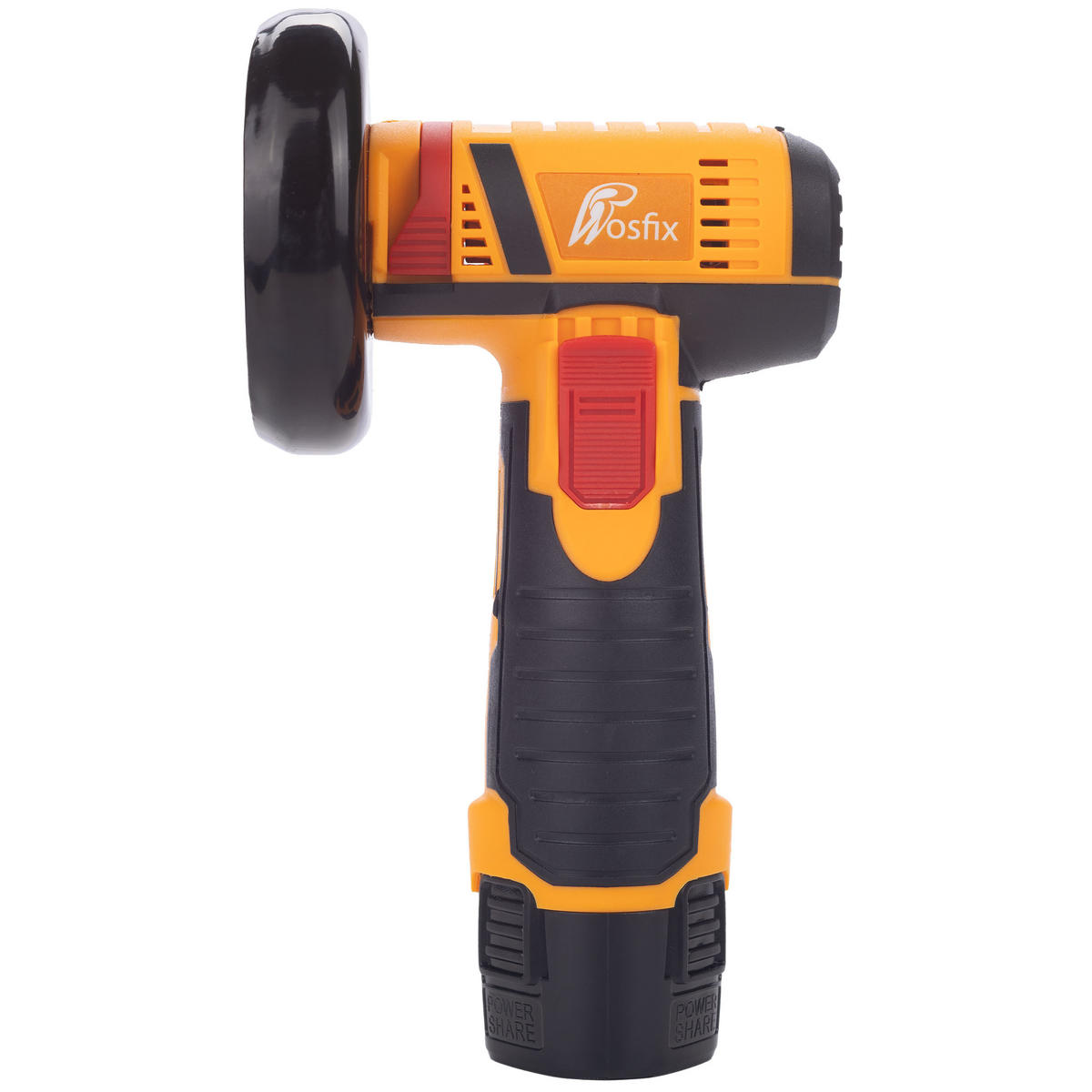 WINKELSCHLEIFER MBB12V, Akku 12 V, Ø 76 mm, M10 Welle, 19.500 U/min, 2 Akkus, Ladegerät, 2 Scheiben - Multicolor, Kunststoff/Metall (10/10/10cm)
