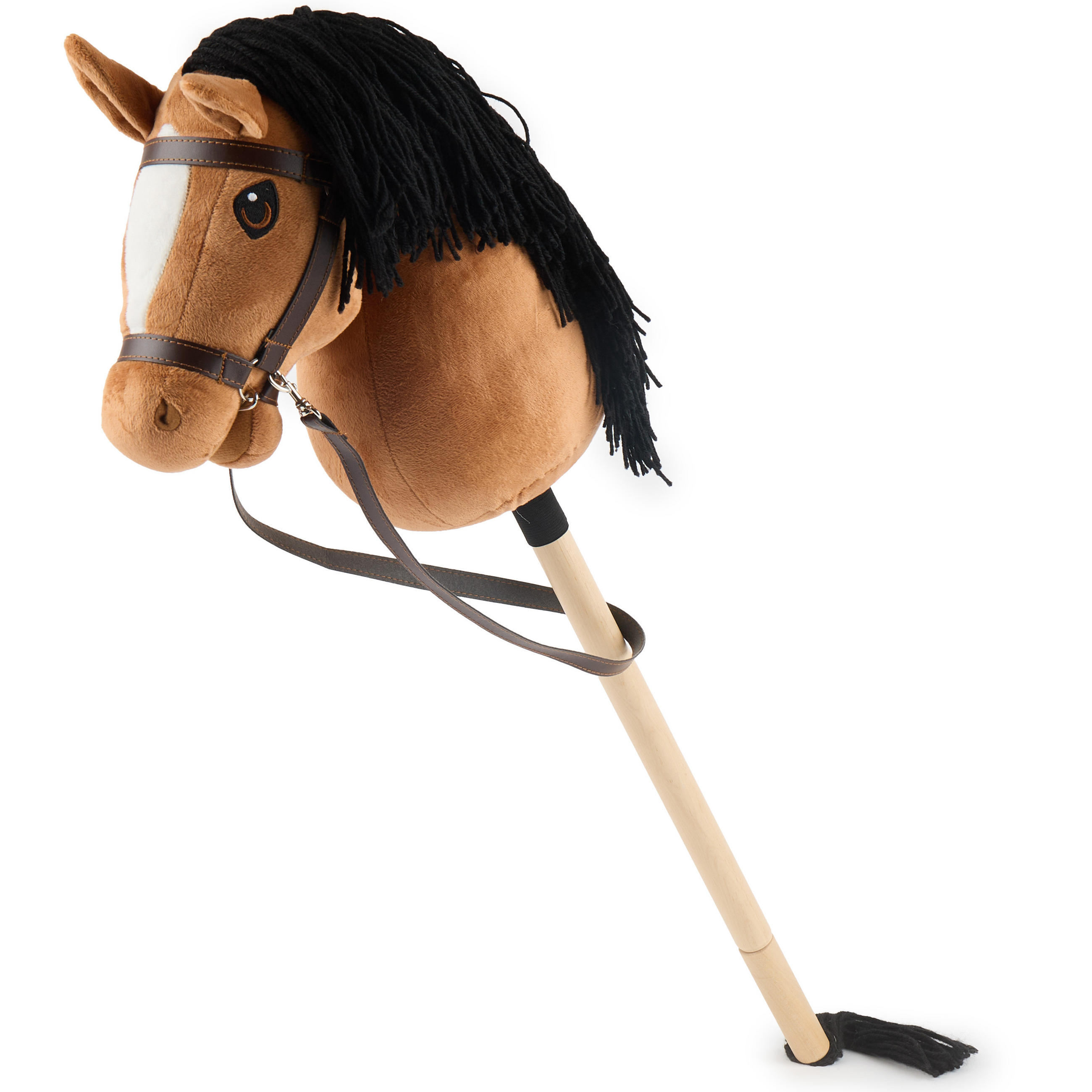 HOBBY-HORSE braun - Größe S - Braun, Textil (34/76cm) - Bieco Spielwaren