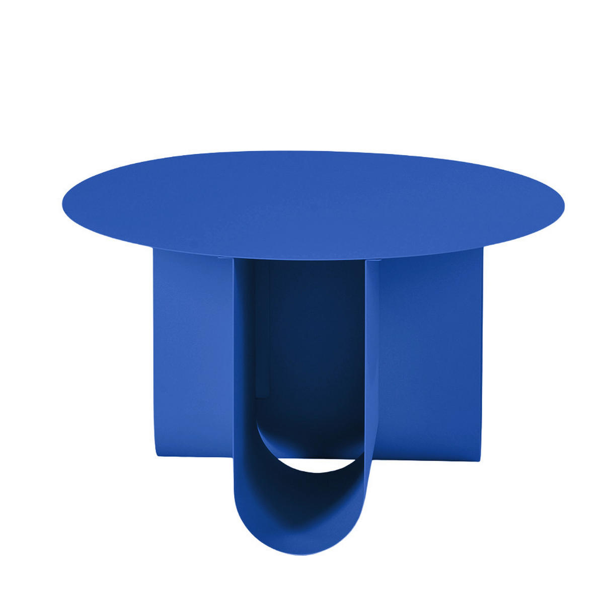 COUCHTISCH - Metall - Blau - Blau, Metall (60/60/35cm) - Drawer