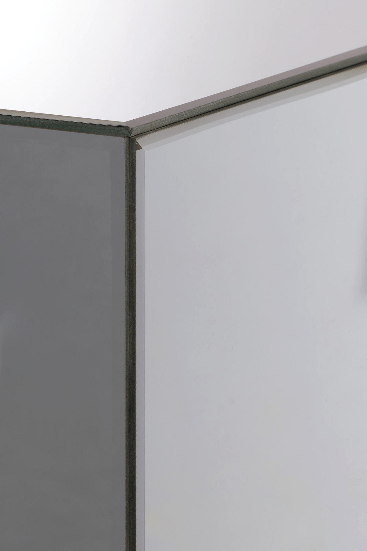 TISCH Daxton - Grau - 30/30/80 cm - Grau, Glas (30/30/80cm) - Light & Living