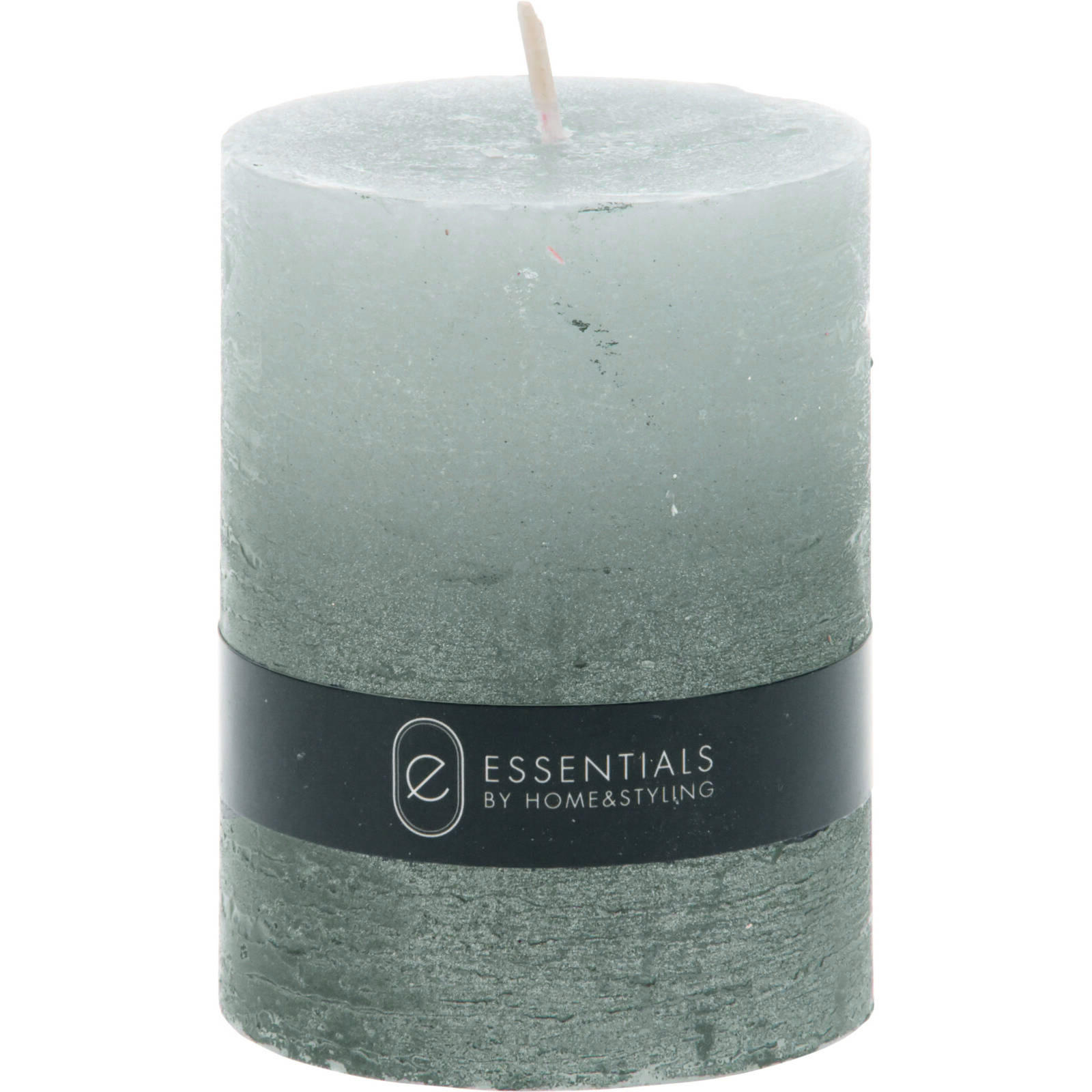 KERZE Dip Dye 6/6/8 cm - Grau, Paraffin (6/8/6cm) - Home Styling Collection