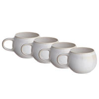 TASSE (4er Set) Cottage - Weiß, Keramik (0.35L) - Butlers