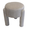 POUF aus Stoff 44x44x42cm, beige - Beige, Holz (44/42/44cm) - Giga Meubel