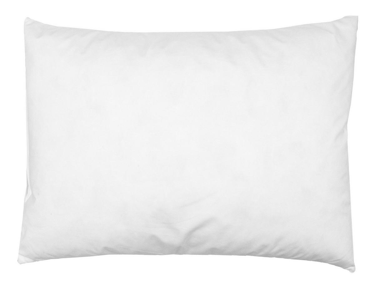 KISSEN, 60x80 cm, 85% Federn, 15% Daune - Weiß, Kunststoff (60/80cm) - Zollner