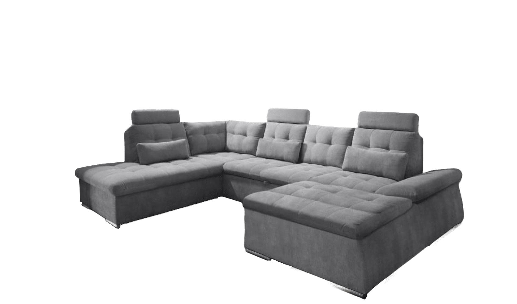 ed exciting design Wohnlandschaft Grau 324x103x219 cm