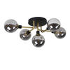 LED-DECKENLEUCHTE Bewachen 53/52/25 cm - Grau, Metall (53/52/25cm) - Nettlife