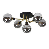 LED-DECKENLEUCHTE Bewachen 53/52/25 cm - Grau, Metall (53/52/25cm) - Nettlife