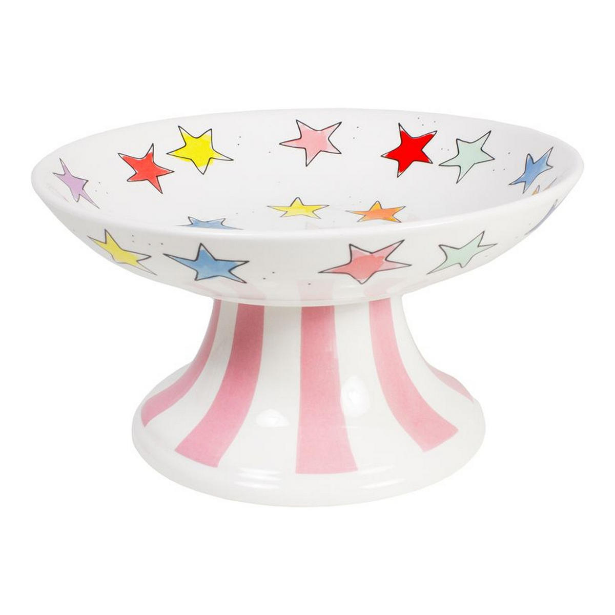 SCHALE Sterne in Bunt - 23cm - Multicolor, Keramik (23/23cm) - Blond Amsterdam