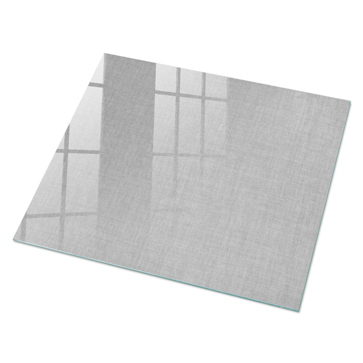 GLASPLATTE 80x60 cm – Grauer Stoff - Gelb, Glas (0.4/80/60cm) - ArtPrintCave