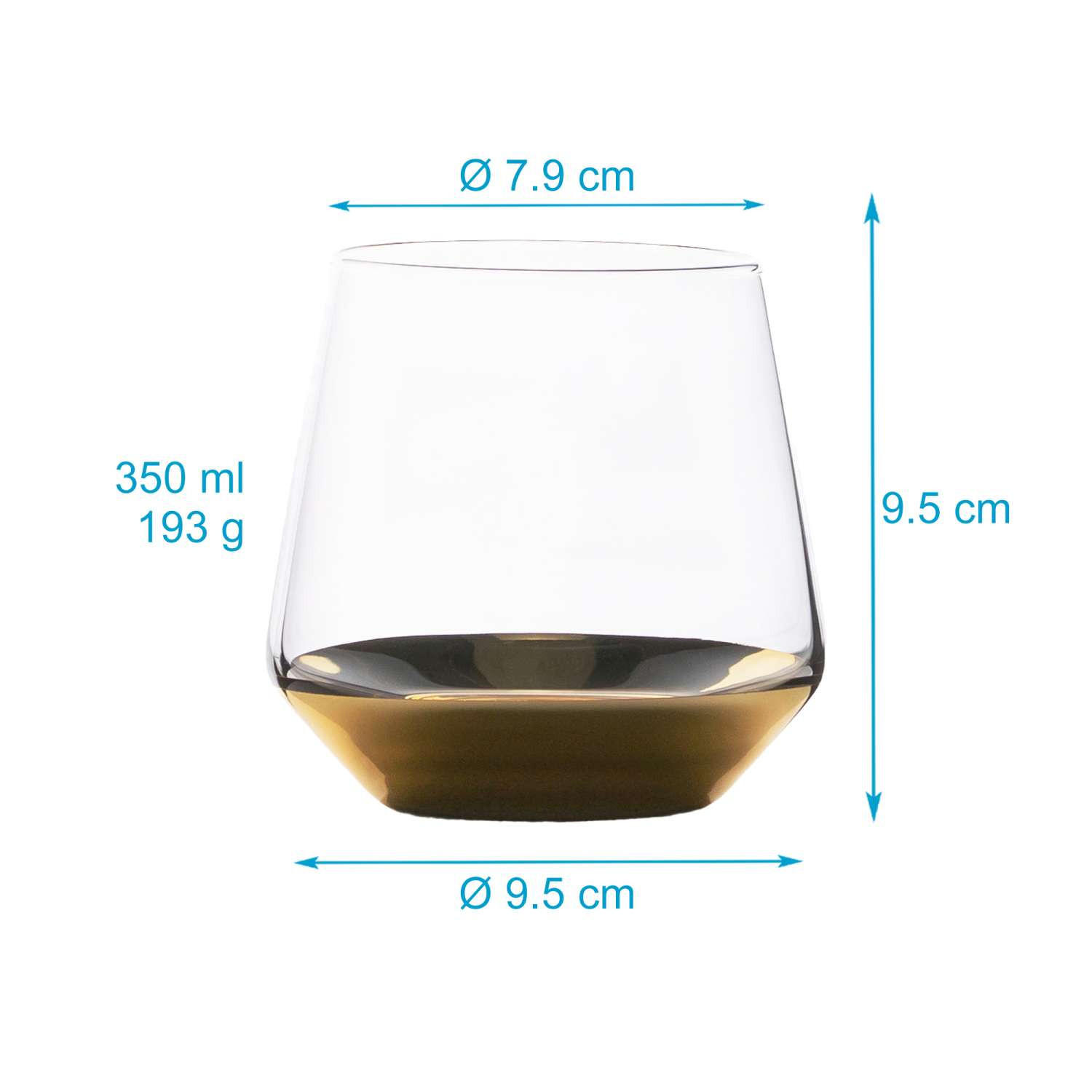 WASSERGLAS 350 ml - Transparent, Glas (0.35L) - Intirilife