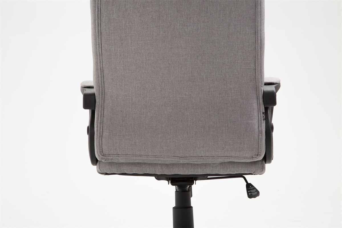 DREHSTUHL Stoff Grau - Schwarz/Grau, Kunststoff/Textil (66/106/70cm) - CLP