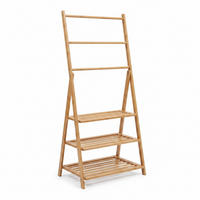 BAMBUSREGAL 53/30/153 cm - Beige, Naturmaterialen (30/153/53cm) - NUXIO