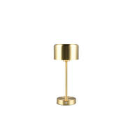 TISCHLAMPE JEFF - Gold - 12.6/12.6/30 cm - Goldfarben, Metall (12.6/12.6/30cm) - Trio Leuchten