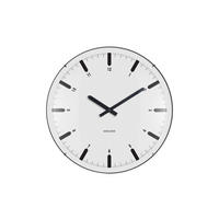 WANDUHR Realista Dome Weiß 35/4.5/35 cm - Weiß, Kunststoff (4.5/35/35cm) - Karlsson