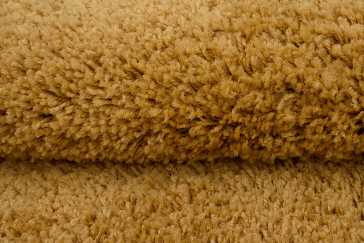 TEPPICH ESSENCE ROUND Gelb 240/240 cm - Gelb, Textil (240/240cm) - Tapiso