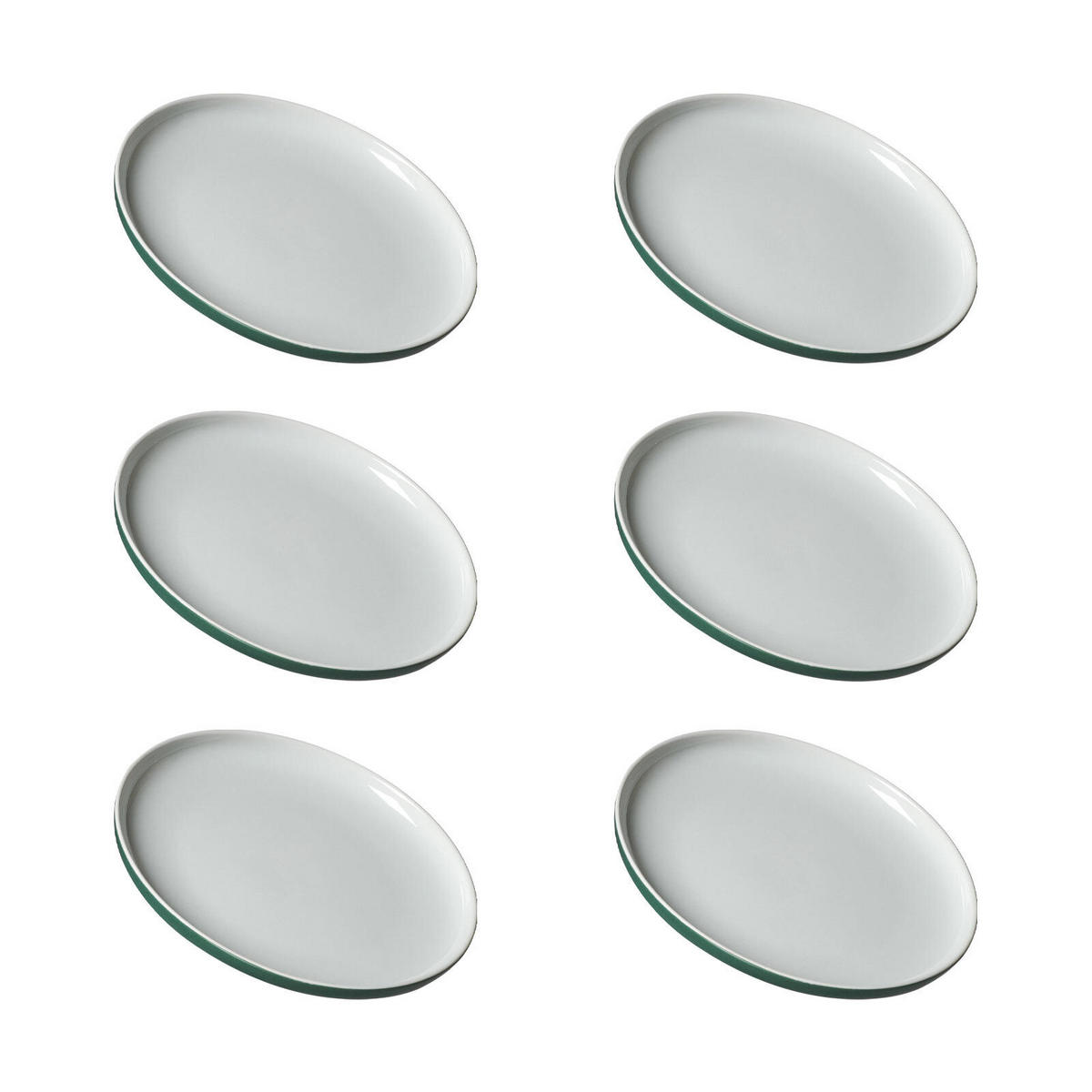 DESSERTTELLER Jasper Grün ø 19.0 cm 6er Set - Grün, Keramik (19cm) - Ritzenhoff Breker