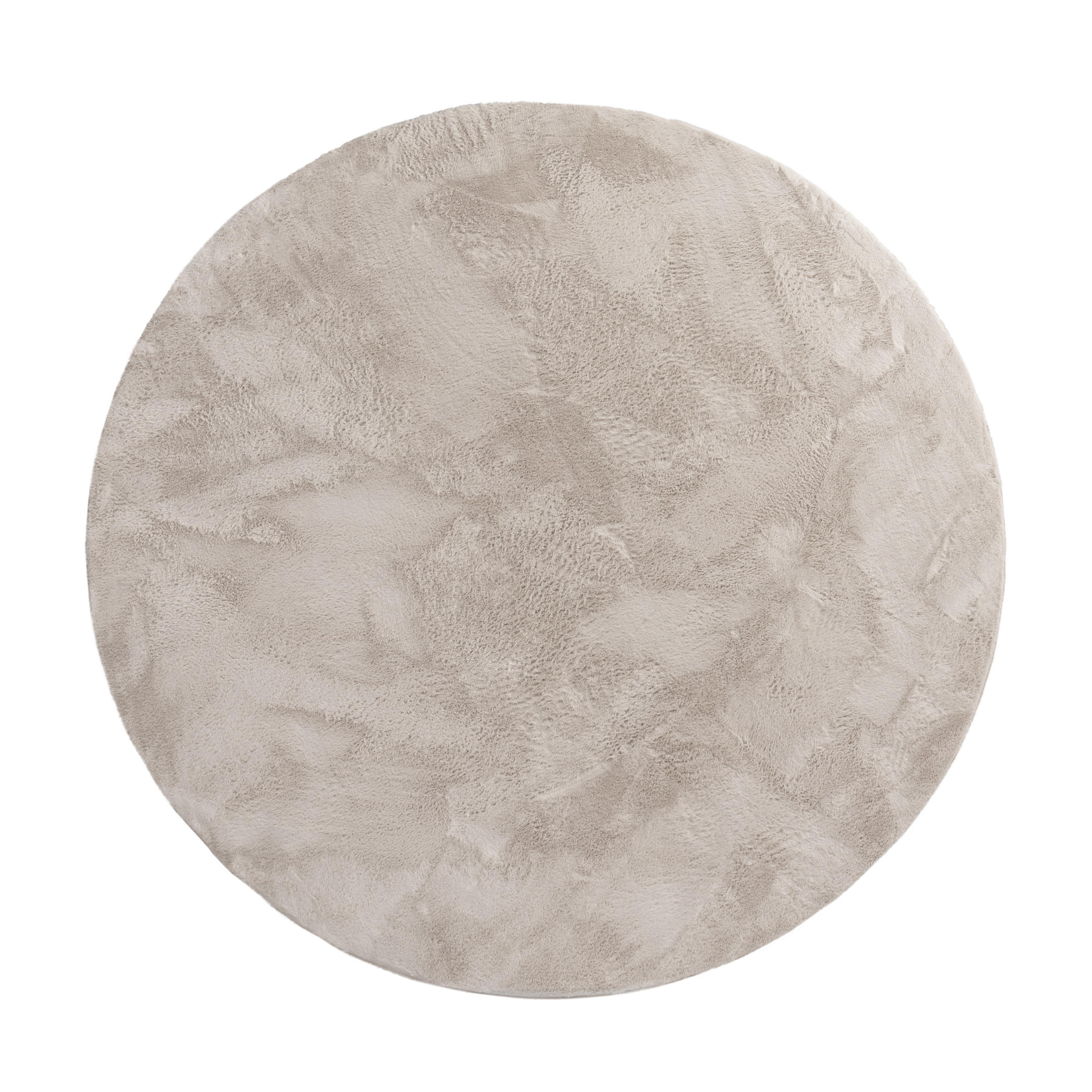 HOCHFLORTEPPICH 80/80 cm Soft 380 - Beige, Textil (80/80cm) - Paco Home