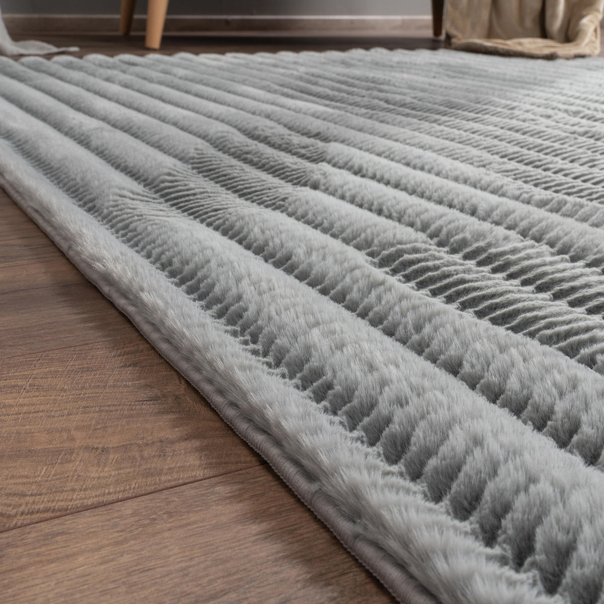 HOCHFLORTEPPICH 80/150 cm Arnheim 743 - Grau, Textil (80/150cm) - Paco Home