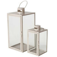 LATERNE aus Metall Arania - Beige, Metall (19/40/19cm) - Boltze Home