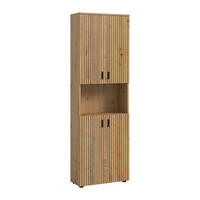 BADSCHRANK Mira (B/H/T: ca. 60/192/30 cm) in Artisan Oak Nachbildung/Artisan Oak Nachbildung - Eiche Artisan, Holzwerkstoff (60/192/30cm)