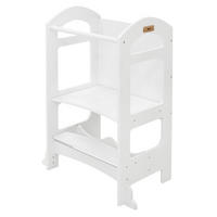 LERNTURM rechteckig Weiß 70/40/90 cm - Weiß, Holz (70/90/40cm) - Joyz
