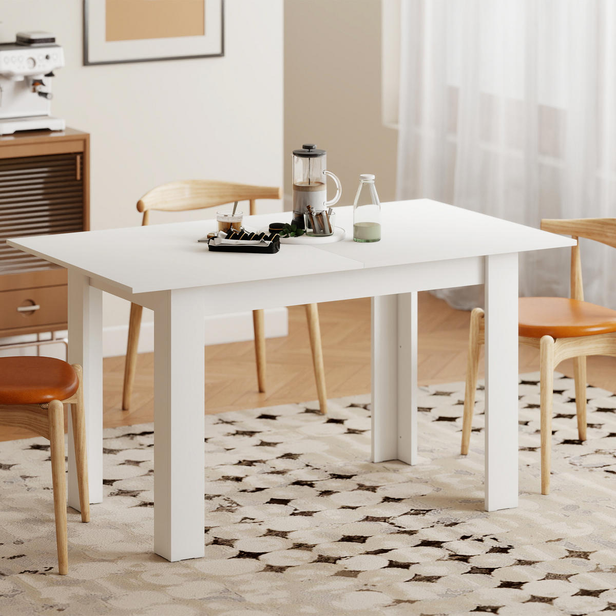 ESSTISCH Weiß 1 Stück - Weiß, Kunststoff (180/80/75cm) - GiPP