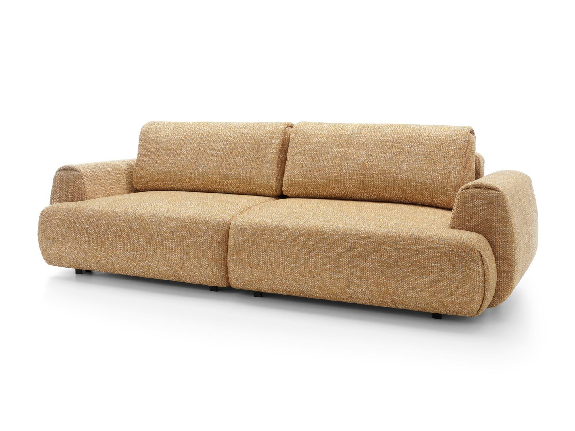 SOFA POCKET Gelb 260x106x81 cm - Gelb, Textil (260/81/106cm) - FURNLUX