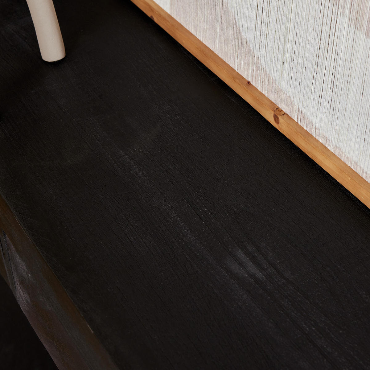 BEISTELLTISCH Boaz Schwarz 35/120/76 cm - Schwarz, Holz (35/120/76cm) - Starfurn