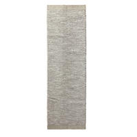 WOLLTEPPICH Roshni grau 300/80 cm - Grau, Naturmaterialien (80/300cm) - My-Rug