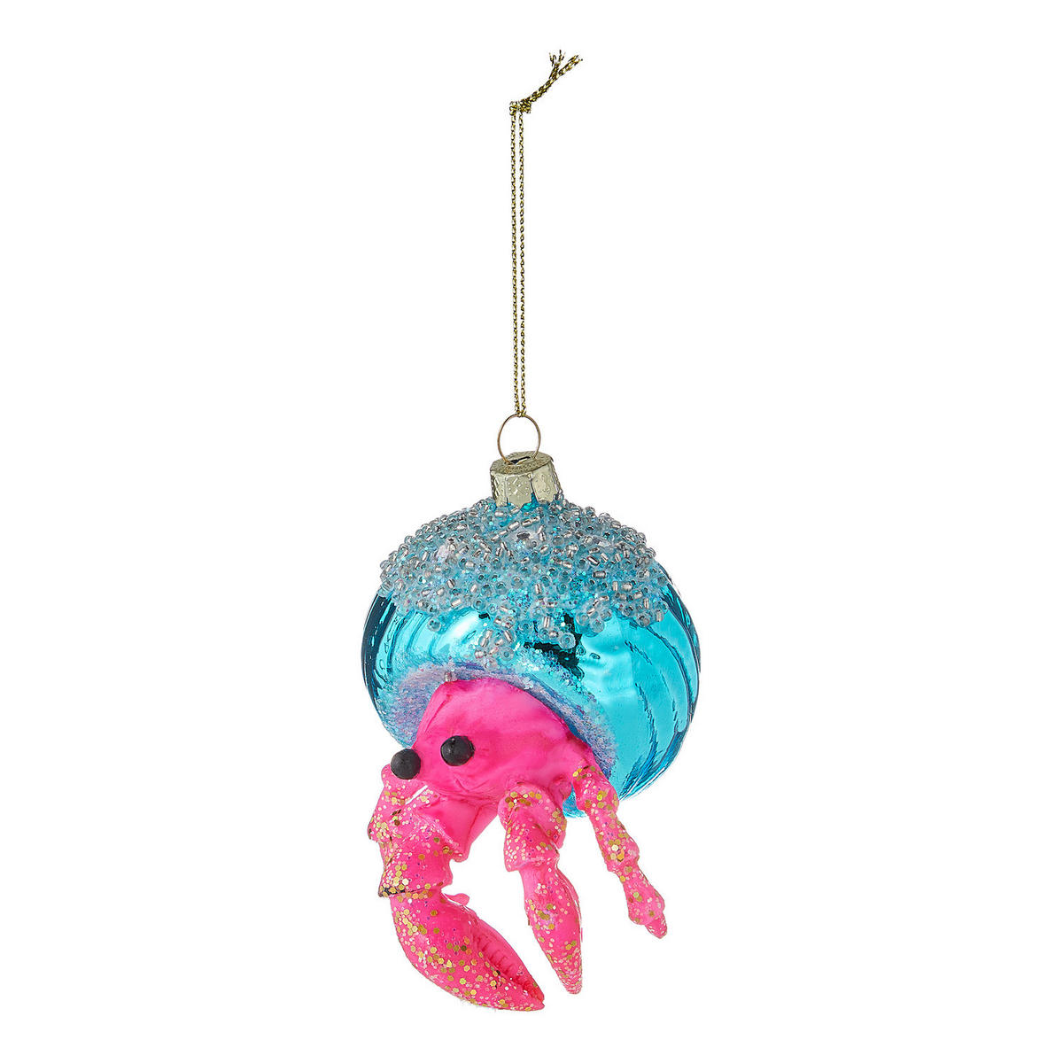 BAUMANHÄNGER Hang On Krabbe - Pink, Glas (9/8/6cm) - Butlers