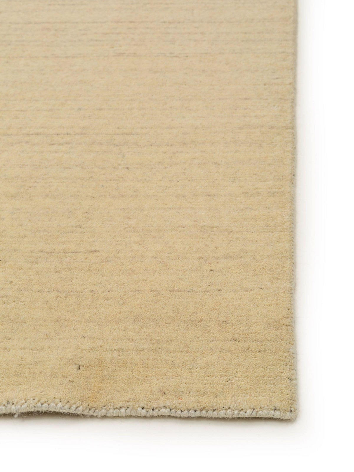 TEPPICH Wollteppich Jamal Beige - Beige, Textil (80/1cm) - KUNSTLOFT
