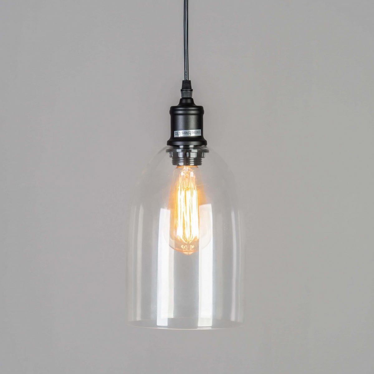 HÄNGELEUCHTE Gloria, Transparant, 30cm - Transparent, Glas (30/16/30cm) - KOSILUM