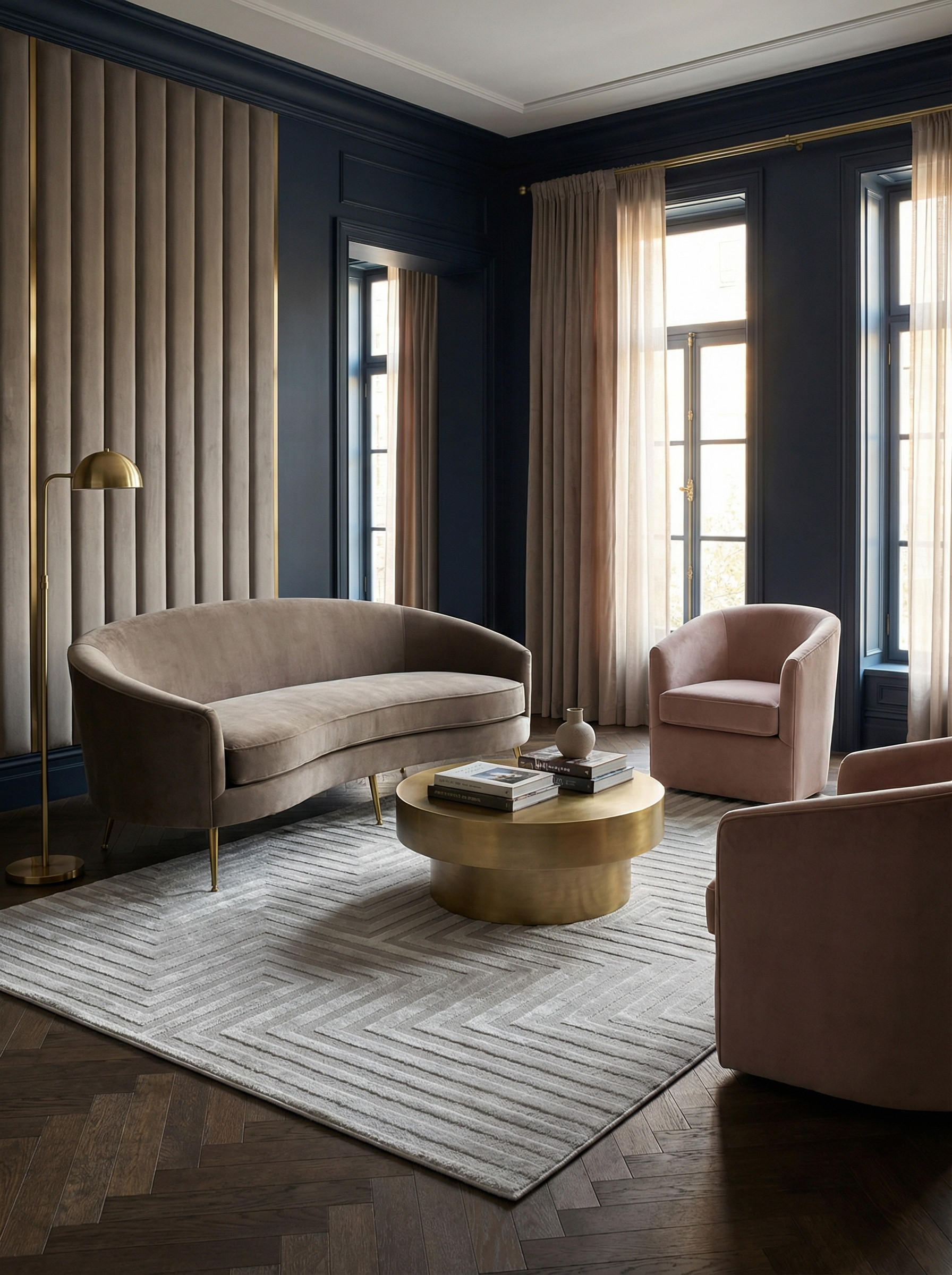 Thumbnail - Kadima Design Teppich, Silber, Textil, Abstrakt, Rechteckig, 140x200 cm, pflegeleicht, Teppiche & Böden, Teppiche