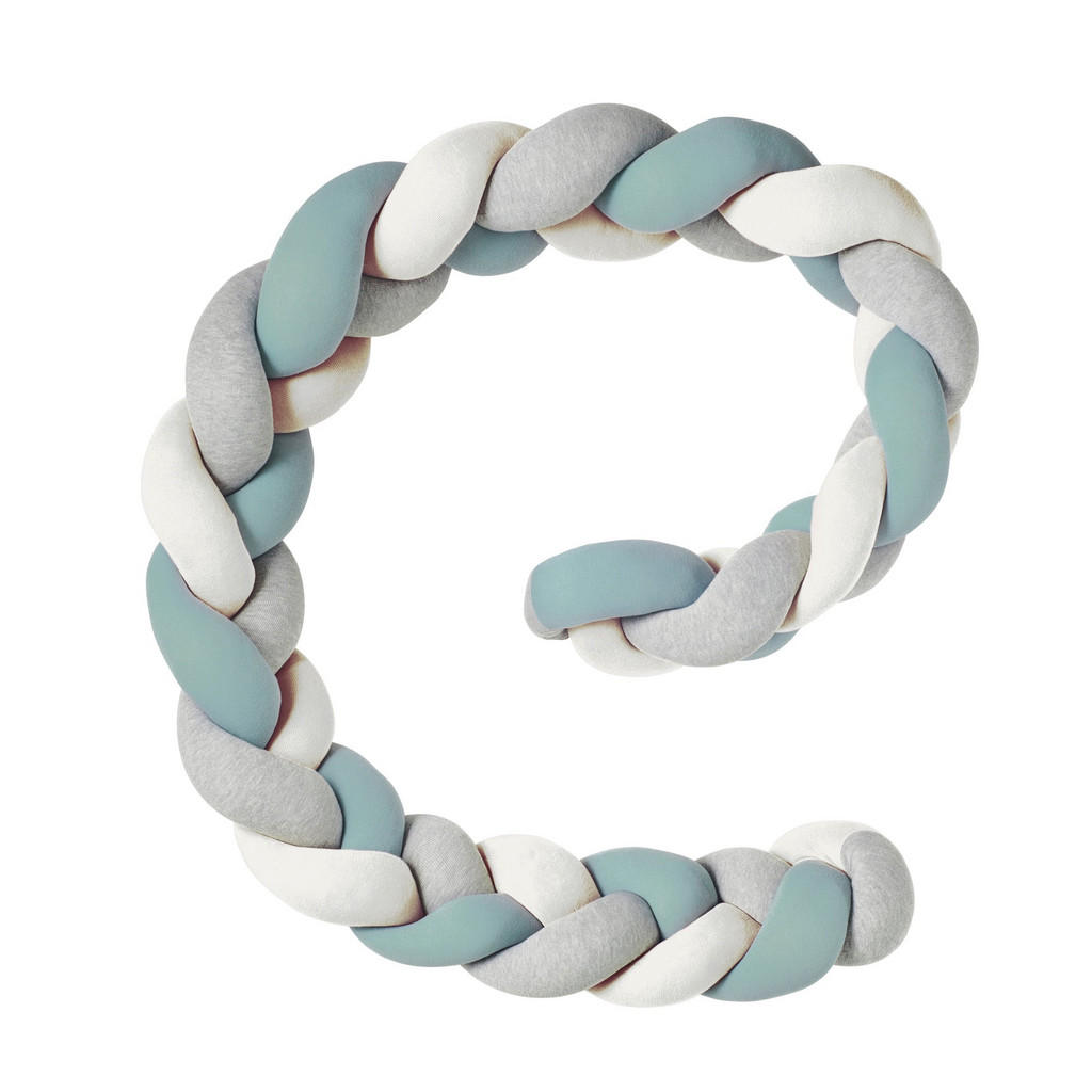 Thumbnail - nordic coast company Bettschlange, Pastellblau, Textil, 16x200 cm, Schlafen, Babybett-Ausstattung, Babynestchen, Bettsch...