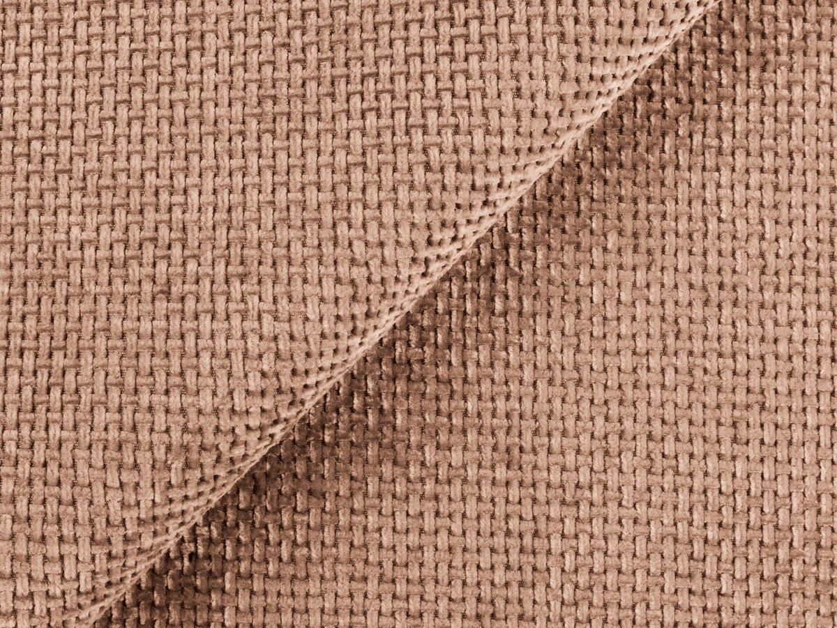 SOFAELEMENT Chenille Stoff Pink - Koralle/Schwarz, Holzwerkstoff/Kunststoff (70/75/94cm) - Makamii