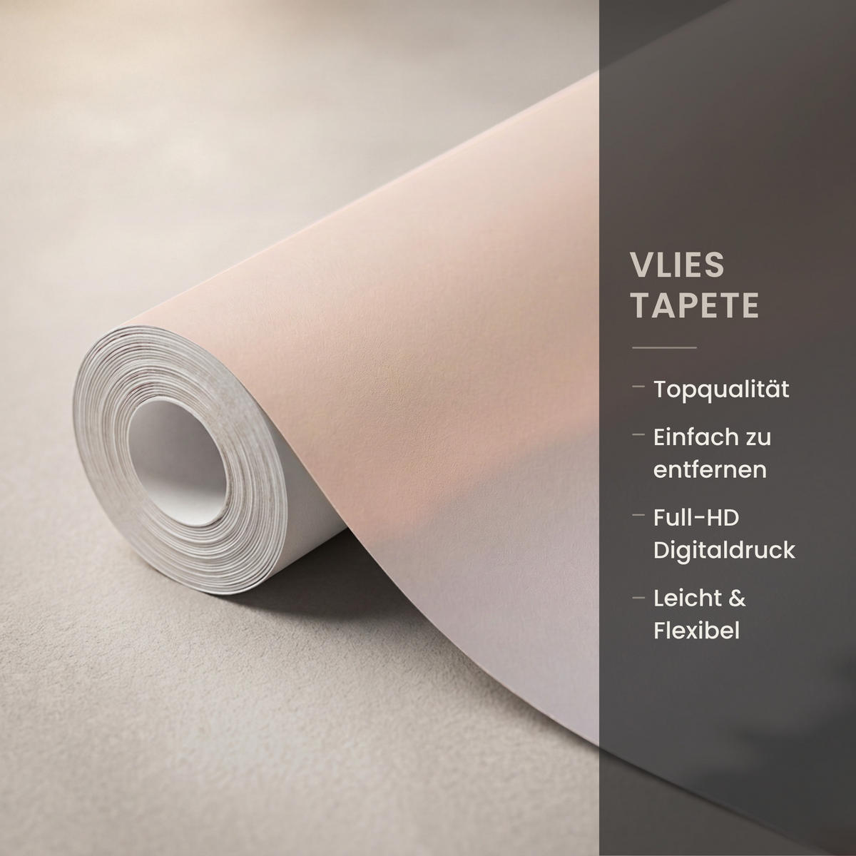 TAPETE - Gras - Feld - Sonne - Natur - 500x200 cm - Sandfarben, Papier (500/200cm) - OnlyWow