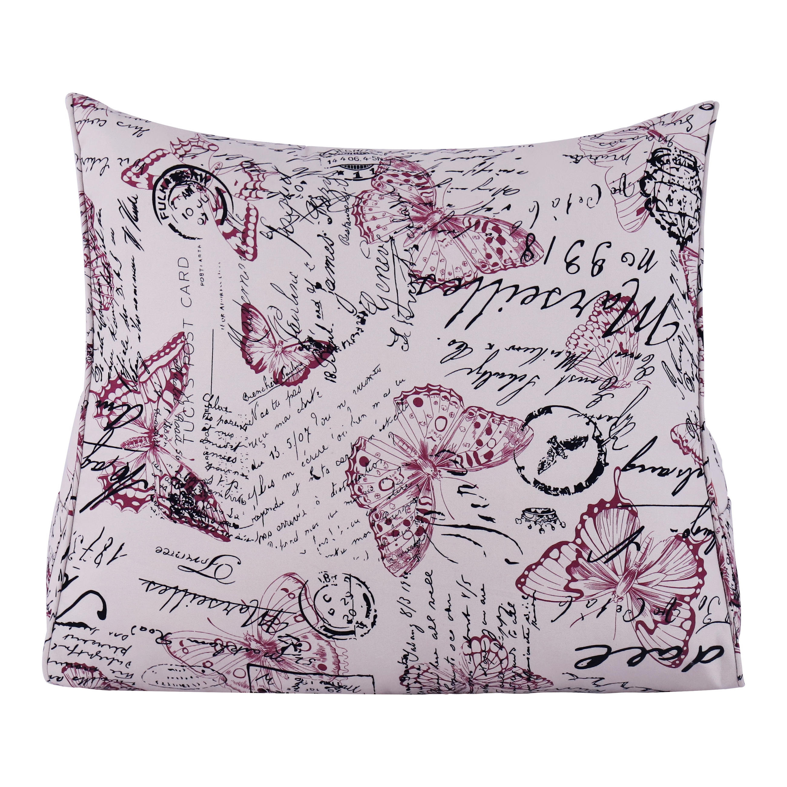 RÜCKENKISSEN zum Lesen Rot 60 cm - Rot, Textil (50/60cm) - Vercart