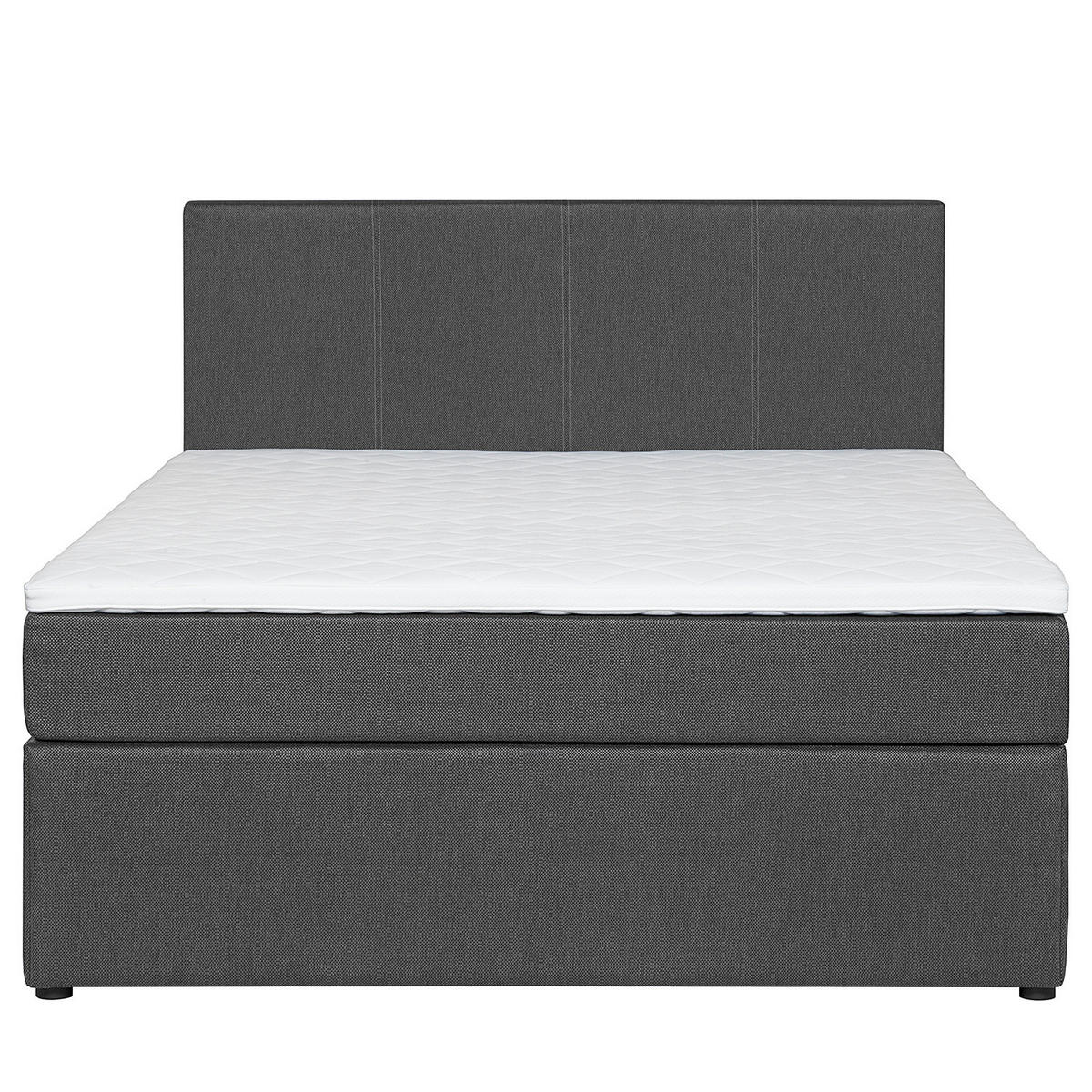 BOXBETT - Grau, Holzwerkstoff (140/200cm) - home24