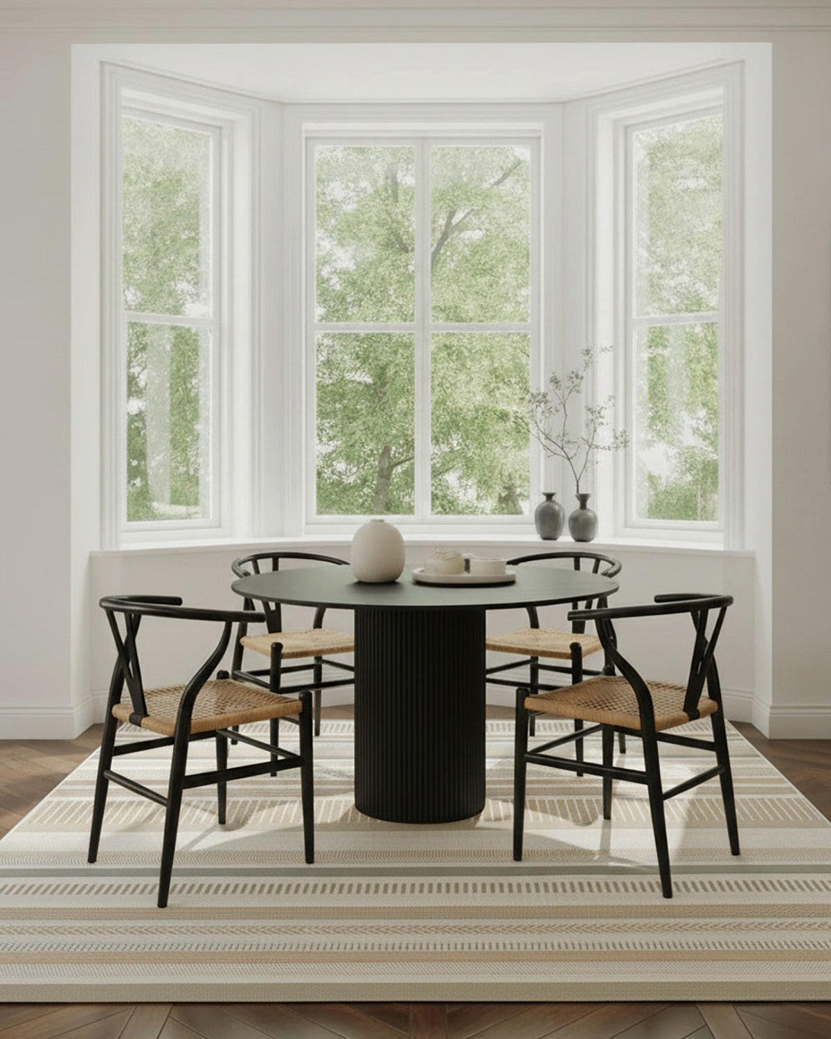 TEPPICH für Innen- und Außenbereich gestreift grün - Grün, Textil (160/230cm) - AFK Living
