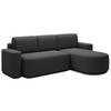 ECKSOFA RUMA - Dunkelgrau (Enjoy 05) - Dunkelgrau, Holzwerkstoff (285/180cm) - Möblo