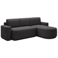 ECKSOFA RUMA - Dunkelgrau (Enjoy 05) - Dunkelgrau, Holzwerkstoff (285/180cm) - Möblo