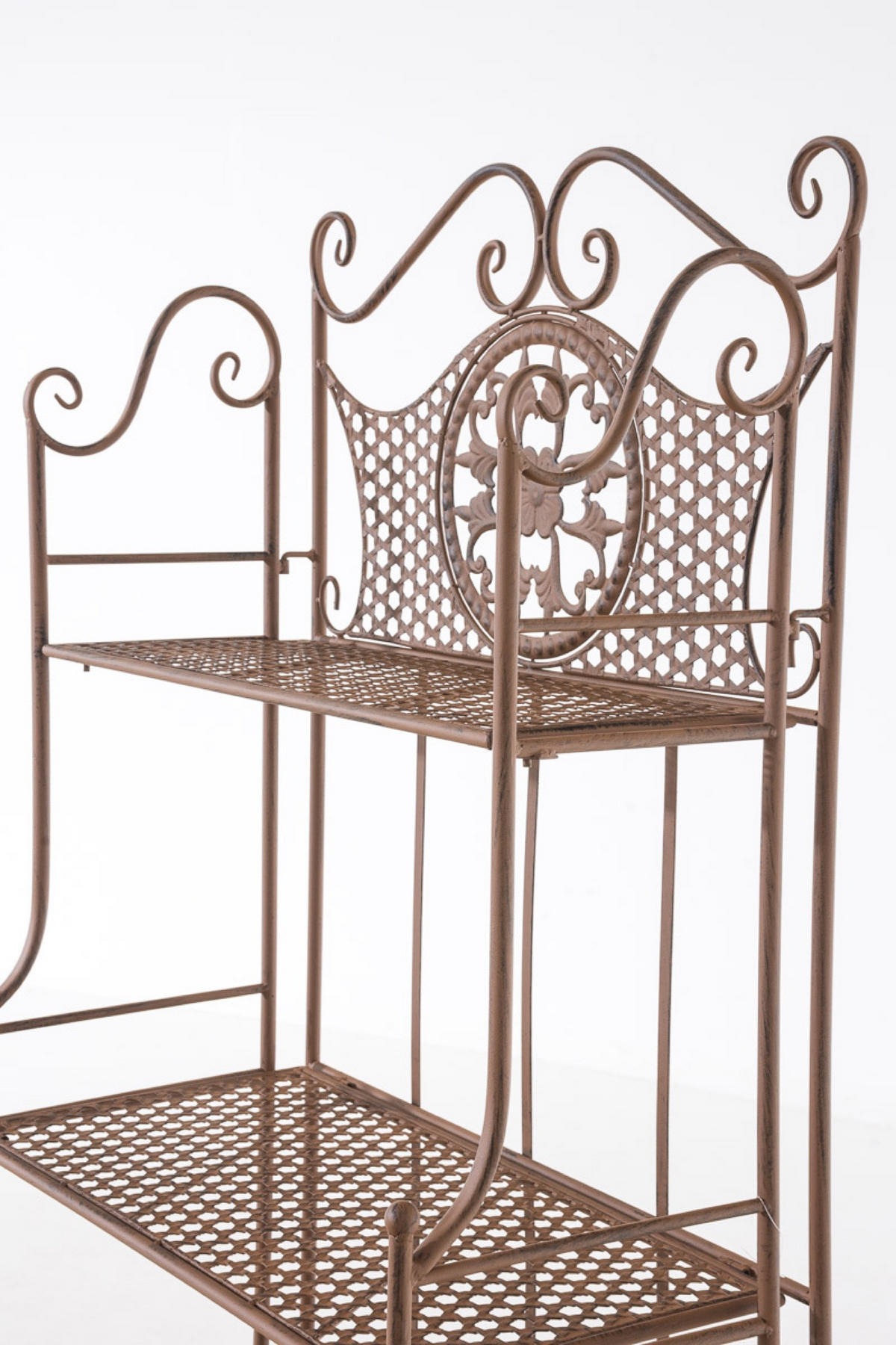 STANDREGAL Anic antik braun - Braun, Metall (61/153/33cm) - TPFGarden