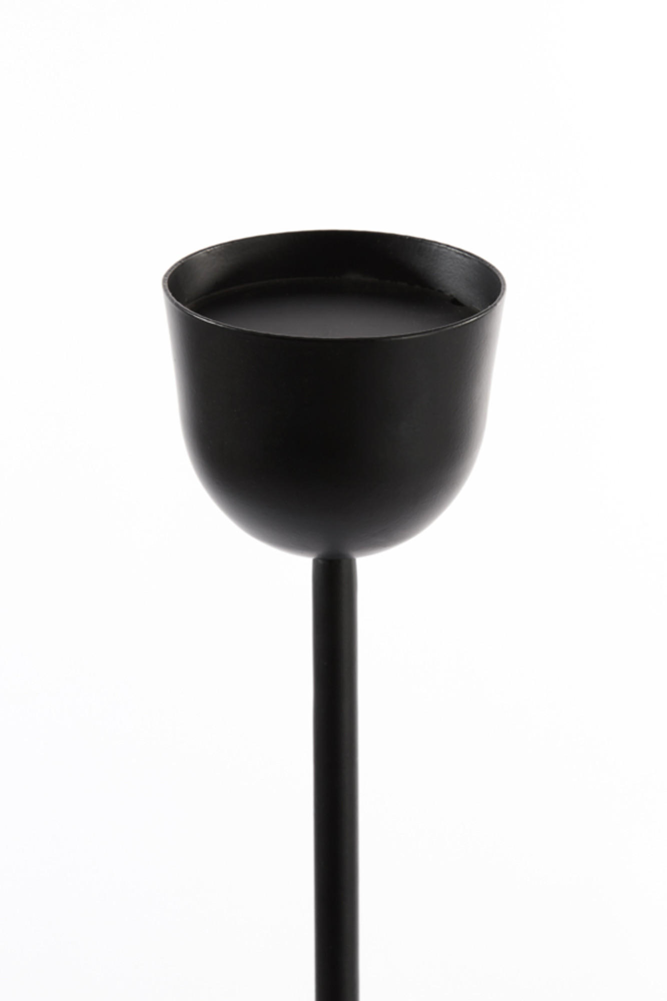 KERZENSTÄNDER Ofelie Schwarz Ø12/120 cm - Schwarz, Metall (12/120/12cm) - Light & Living