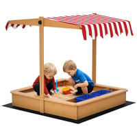 SANDKASTEN DE-10527 Holz - Gelb, Metall (107.5/107.5/110cm) - ComfortXL