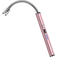 STABFEUERZEUG mit langem Hals Rosa - Pink, Kunststoff (3/1.7/26cm)