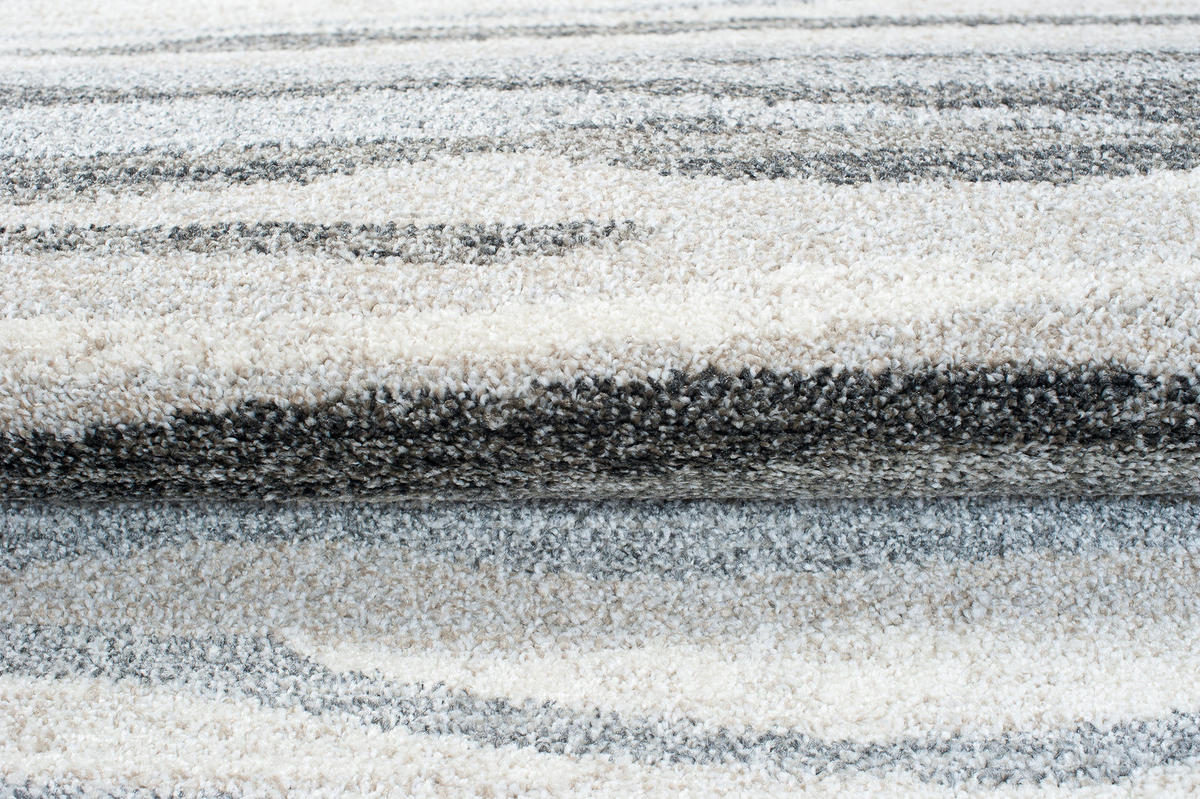 TEPPICHLÄUFER SARI grau abstrakt 70/500 cm - Grau, Textil (70/500cm) - Tapiso